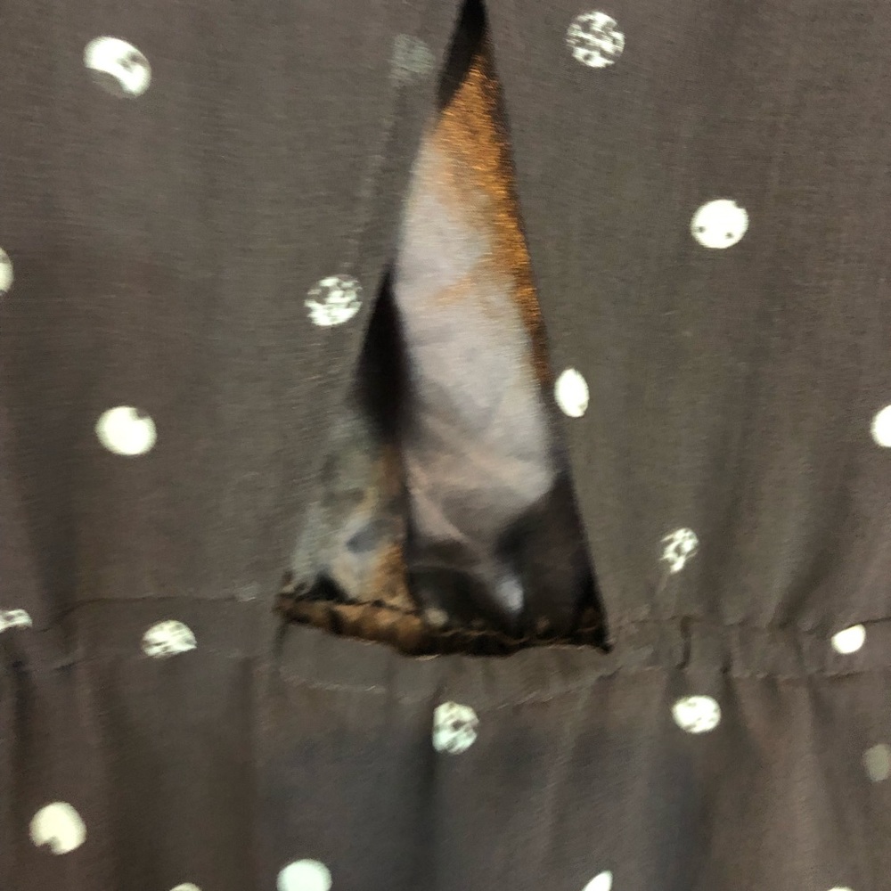 O’Neill m polka dot blue cutout skater dress lined - Picture 7 of 7